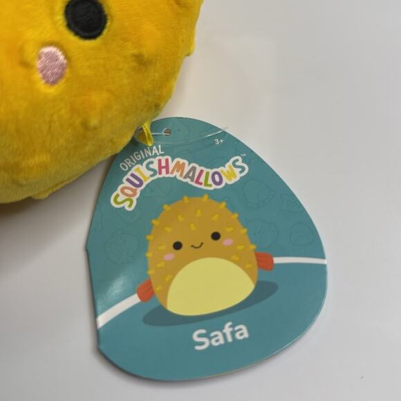 NWT Squishmallow Safa the Pufferfish 5” Plush - Picture 3 of 3